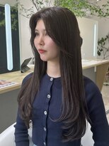 ビビバイベル(BiVi by BHEL) 桑名ロングレイヤーカットハッシュカット透明感カラー重めロング