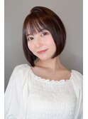 前下がりボブカット