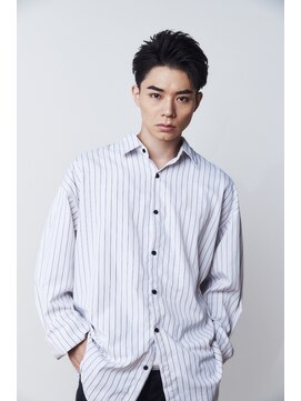 ロンドオム 池袋(Lond Homme) men's/メンズ/ブルーブラック/フェザーパーマ/サーフカール/池袋