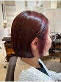 ミニボブ/インナーカラー
