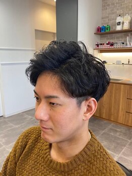 コージーヘアー(kozy hair)の写真/【21時まで営業】今流行りのパーマスタイルからオンオフ切り替えられるトレンド感のあるスタイルに…♪