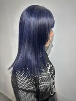 エル セルカ 高田馬場(el CERCA)&nbsp;ネイビーカラー×顔周りレイヤー