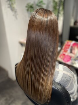 ヘア コンフォート グランフルール(Hair comfort GRAND FLEUR) 髪質改善縮毛矯正×超高濃度水素カラー