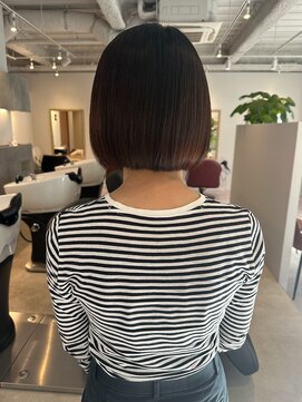 マルフェ 天王寺(marfe) 【marfe】髪質改善＿艶髪ボブ＿ツヤボブ＿ナチュラルブラウン