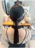 韓国ヘア/お呼ばれヘア/ヘアアレンジ/ヘアセット/船橋/京成船橋
