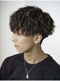 スペインカール/フェザーパーマ/メンズパーマ/テーパーフェード