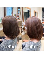 ステラバイケンジ 藤沢(STELLA by KENJE)&nbsp;白髪ぼかし細めハイライト30代40代50代【藤沢　藤沢駅】