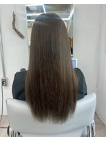 ペロ(pelo)&nbsp;エクステでバレイヤージュ/プレミアムダイヤ80本/グレー