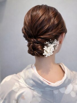 ラトリエコンタン(L´atelier Content) 水引 金箔 成人式ヘア 卒業式ヘア 袴ヘア 振袖ヘア/miho