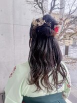 エム インターナショナル 春日部本店(EMU international)&nbsp;リボンカチモリハーフアップ