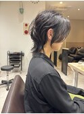 【RYOHEI】ニュアンスパーマ_ウルフレイヤーカット_20代30代40代