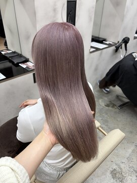 エルフレームバイワンラヴェスト(L'FLAME by one Lovest) 顔周りレイヤー/ダブルカラー/髪質改善/ケアブリーチ長野駅前