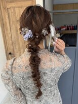 エトワ 中央店(etoi)&nbsp;大分ヘアセットヘアアレンジ編み下ろしカチモリヘアたいとめ