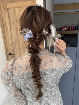 エトワ 中央店(etoi) 大分ヘアセットヘアアレンジ編み下ろしカチモリヘアたいとめ