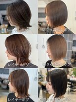 リアン 本厚木(LIAN)&nbsp;レイヤーカット切りっぱなしボブレイヤーボブヘイリーボブ韓国