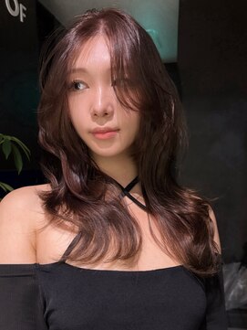 サンクマーケット 渋谷(cinq MARKET) 大人ヘーゼルブラウンとレイヤーカット