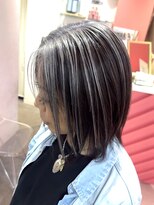 ロンドヴァリー 渋谷店(Lond vallee)&nbsp;白髪ぼかしアンブレラカラーシルバー