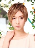 ナチュラルショートxペールアッシュxモテ愛され【新小岩】