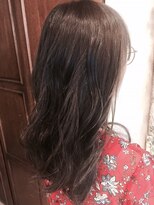 ラックスビー スカイ 大阪梅田店(LUXBE SKY)&nbsp;艶ピンクブラウン×シフォンカール　by林【LUXBE  大阪梅田店】