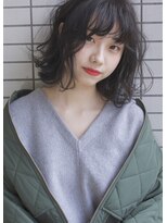 テーラ(tela)&nbsp;【tela】ダークグレージュ・シンプルロブ【溝の口】