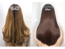 【ミネコラ＋カラー】髪がまとまり、扱いやすい美髪になったことを実感していただける新発想カラー施術！！
