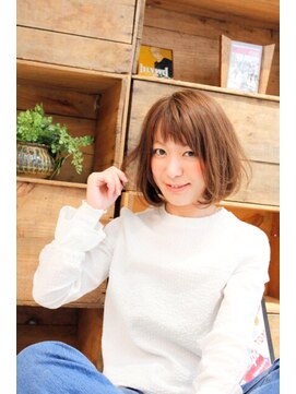 ヘアーメイク アフィーノ(hair make affino) [affino大宮]ショートバングボブ