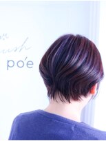 ラッシュ ポエ(rush po'e)&nbsp;大人ショートボブ×ルビオナオーガニックカラー《八尾店》