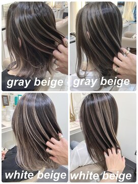 アッシュ 大宮店(Ash) バレイヤージュオーダーカタログ☆☆☆☆