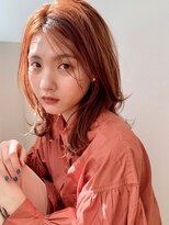 クラン(CLAN) 大人可愛いオレンジウルフセミディ