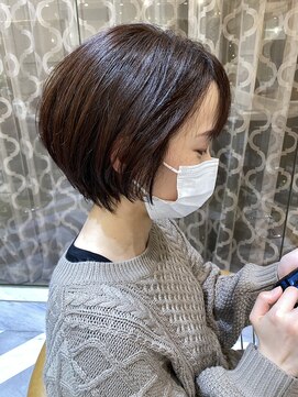 ロンドアベニール 北千住(Lond avenir) 乾かすだけでまとまるショートボブ☆ 西田大樹