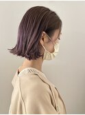 【KAILA】エアタッチラベンダーグレージュミニボブ☆高野
