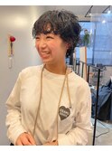 大阪　梅田　ニュアンスショートパーマ