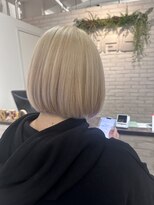 ネオヘアー 京成曳舟店(NEO Hair) インナーカラー/イヤリングカラーピンクカラー/ホワイトブロンド