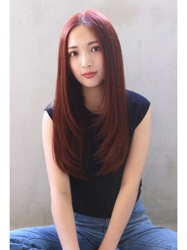 ロゼ 枚方(Rose) 【ROSE】ベビーピンク＿ピンクカラー＿ストレートロング