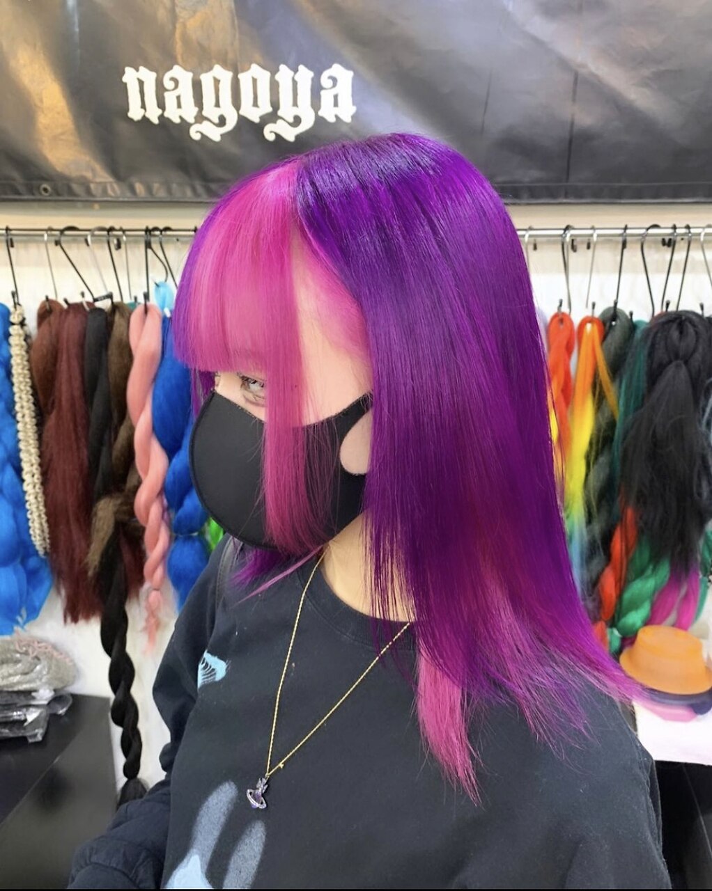 ツートンカラー ピンク×パープル：L191883569｜ゾーマ(ZOUMA)のヘア