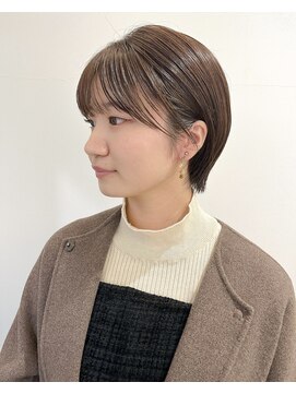 ガーランドツー(Garland 2F) マッシュショートアッシュブラック前髪大人可愛い