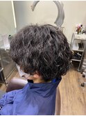 波巻きマッシュパーマ