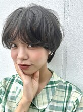 ドアベルヘアリビング(Door Bell hair Living) ショート×マッシュ×パーマ風巻き髪