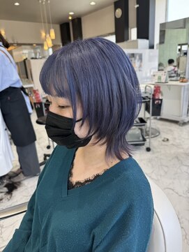 ハーツヘアーズ 五日市店(HEARTS hair's) ウルフカット&ラベンダーカラー