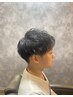 ◆土・日・祝　【当店人気Ｎｏ.1】カット+眉カット+ワックス付き