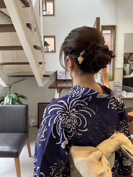 コアフィールフィス(COIFFURE fils) 新規お得クーポンあり【見附　今町】浴衣ヘアセット