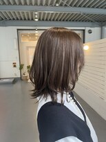 シダ(sida)&nbsp;「秋　カラー　くすみ透け感　オリーブ　」