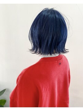 フラム(fulam) ボブ×ネイビーカラー