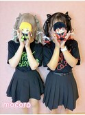 立体リボンツインテール＋ハートヘア