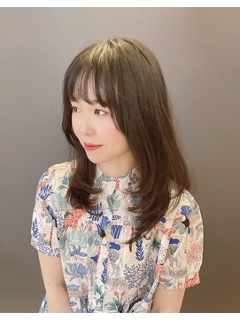 月と風 長良店 ゆるふわ内巻きロング