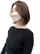 ゴカン バイ ジル ブラン 名古屋(Gokan by JIL BLAN)&nbsp;ハイライトバレイヤージュダブルカラーショートカット30代40代