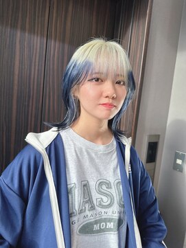 ジルバイジゼル(JILL by GiseL) Y _ハイトーン/ブルー/ミルクティー/中性ウルフ/ホワイト