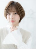 黒髪/ボブルフ/ネビージュ/小顔/ワンレン/髪質改善/前髪/郡山38