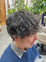 アミー 駒澤(Ammy komazawa)&nbsp;メンズスパイラルミックスハイライト 纐纈