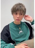 アッシュブラックカルマパーマベリーショートダークアッシュ
